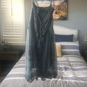 Blue free people dress up included